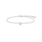 Silver Sparkling Tiny Shield Bracelet